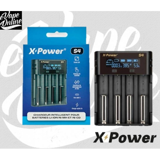CHARGEUR 4 ACCU M4 - X POWER