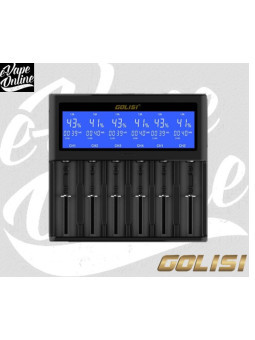 CHARGEUR 6 ACCUS S6 LCD - GOLISI - e-vapeonline.com