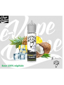 E-Liquide - ANANAS COCO GLACE 50ml - Silver Fox - e-vapeonline.com