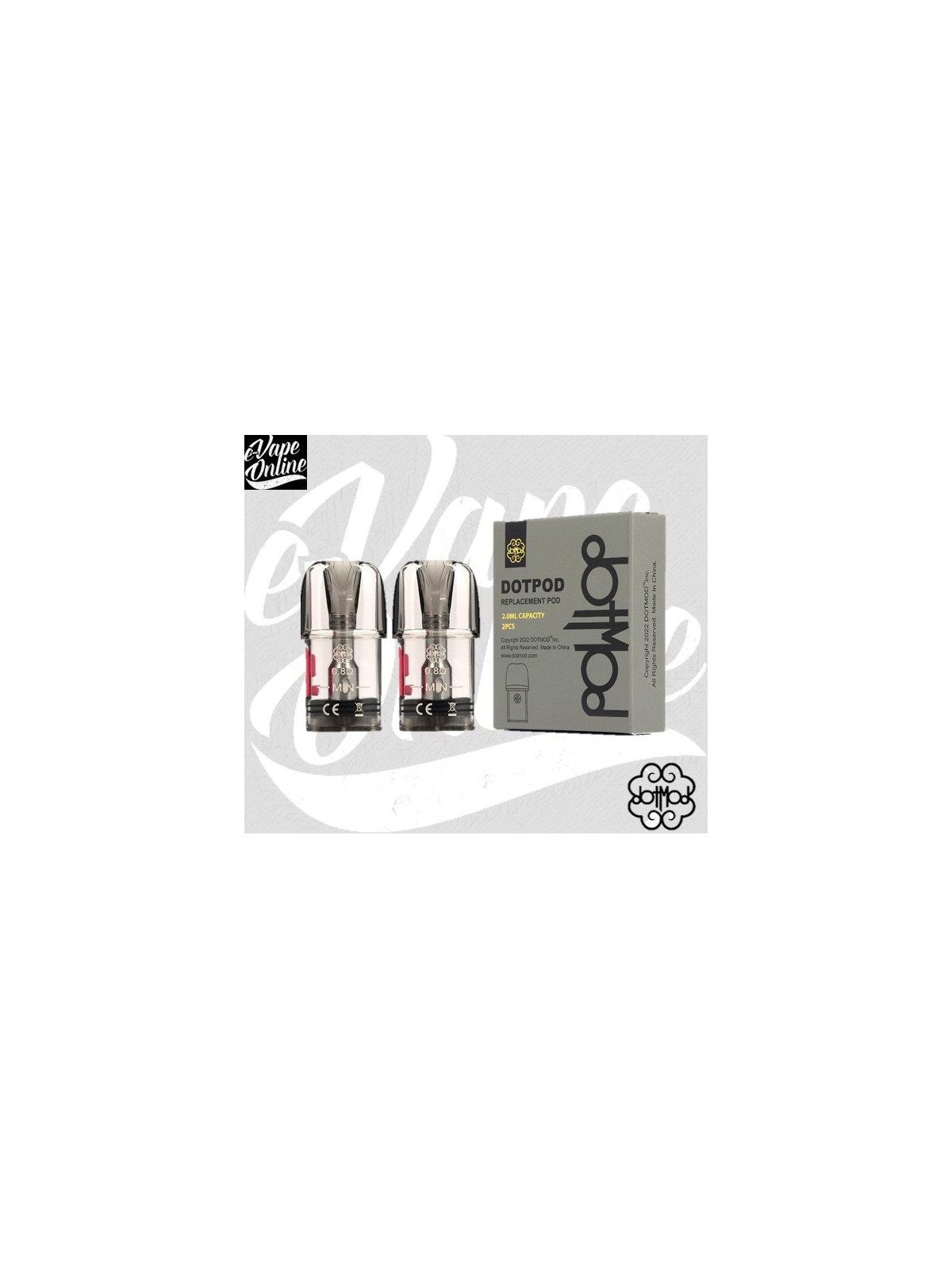 Pack de 2 Cartouches - DOTPOD SERIES - Dotmod - e-vapeonline.com