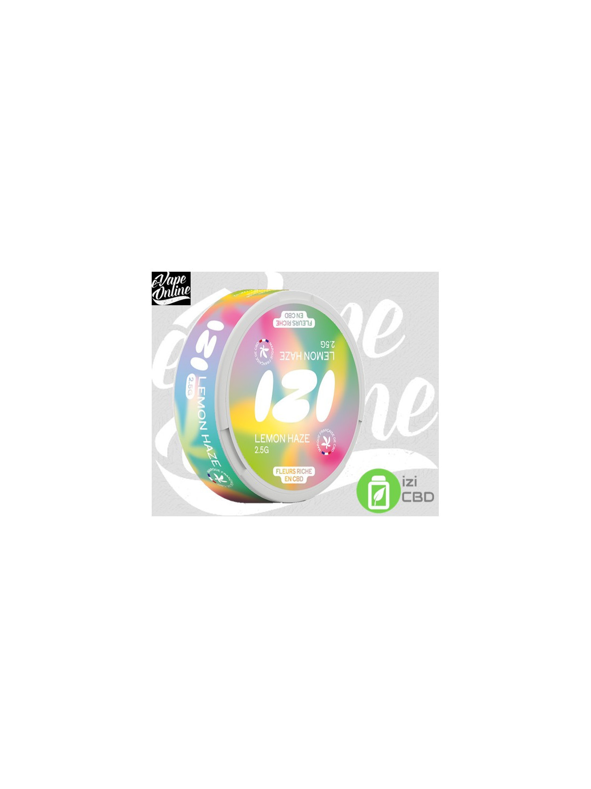 Fleurs CBD - LEMON HAZE 2.5G - IZI - e-vapeonline.com