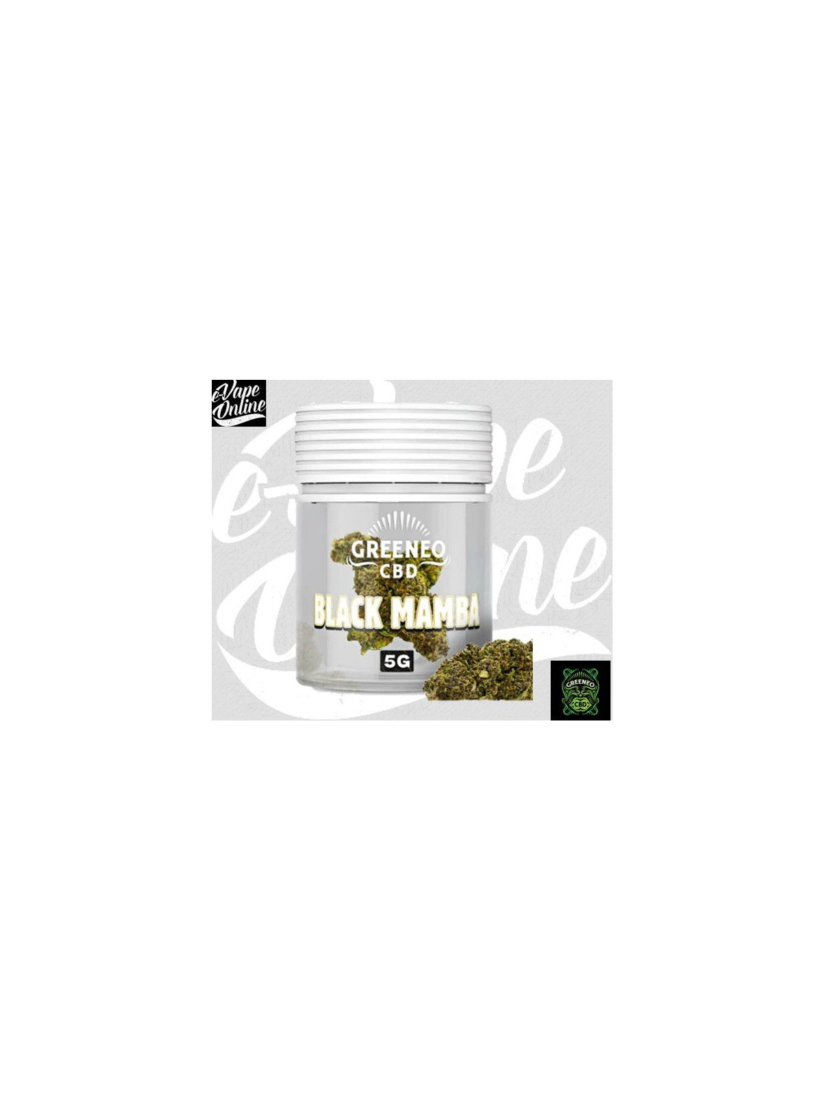 Fleurs CBD - BLACK MAMBA 5G - Greeneo - e-vapeonline.com