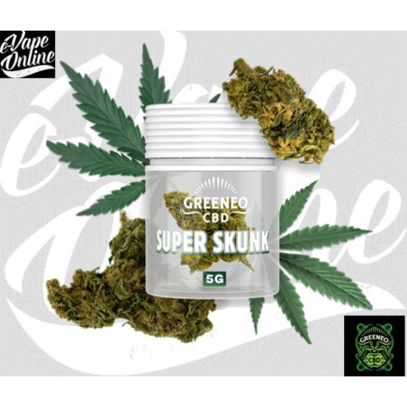 Fleurs CBD - SUPER SKUNK - Greeneo - e-vapeonline.com