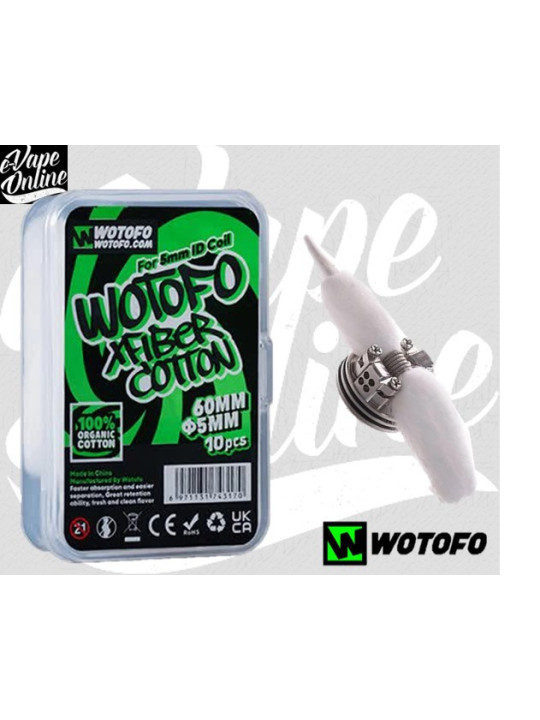 Coton -  XFIBER 5mm Thick - Wotofo