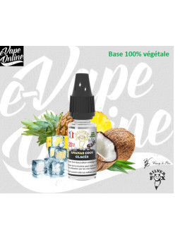 Sels de nicotine - ANANAS COCO GLACé 10ml - Silver Fox - e-vapeonline.com