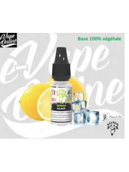Sels de nicotine - CITRON GLACé 10ml - Silver Fox - e-vapeonline.com