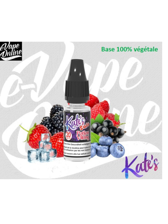 Sels de nicotine - POTION VIKING FRAIS 10ml - Kate's - e-vapeonline.com