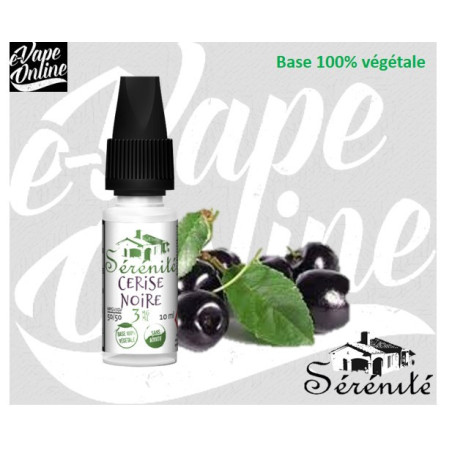 E-Liquide - CERISE NOIRE 10ml - SERENITE - e-vapeonline.com