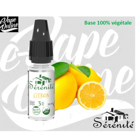E-Liquide - CITRON 10ml - SERENITE