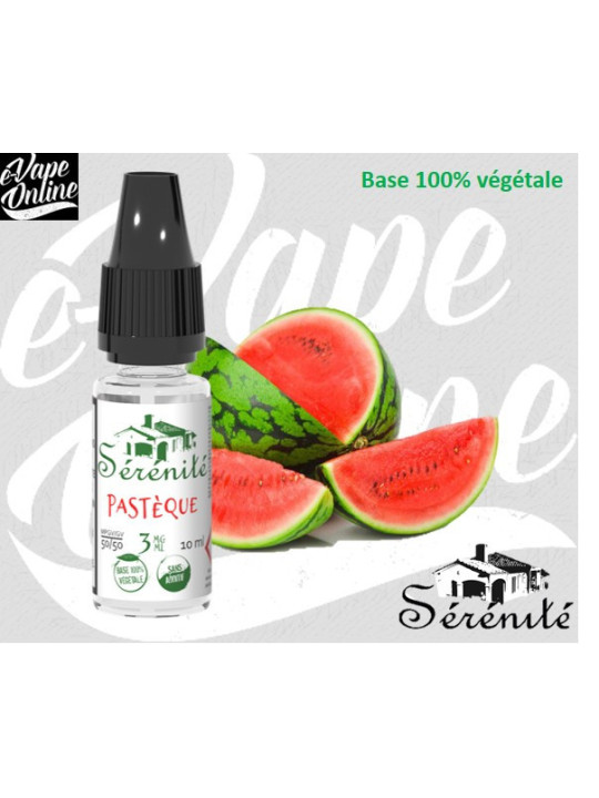 E-Liquide - PASTEQUE 10ml - SERENITE