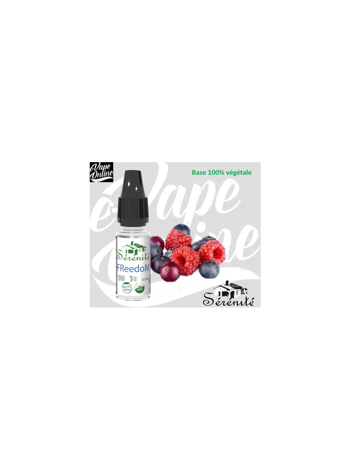 E-Liquide - FReedooM 10ml - SERENITE - e-vapeonline.com