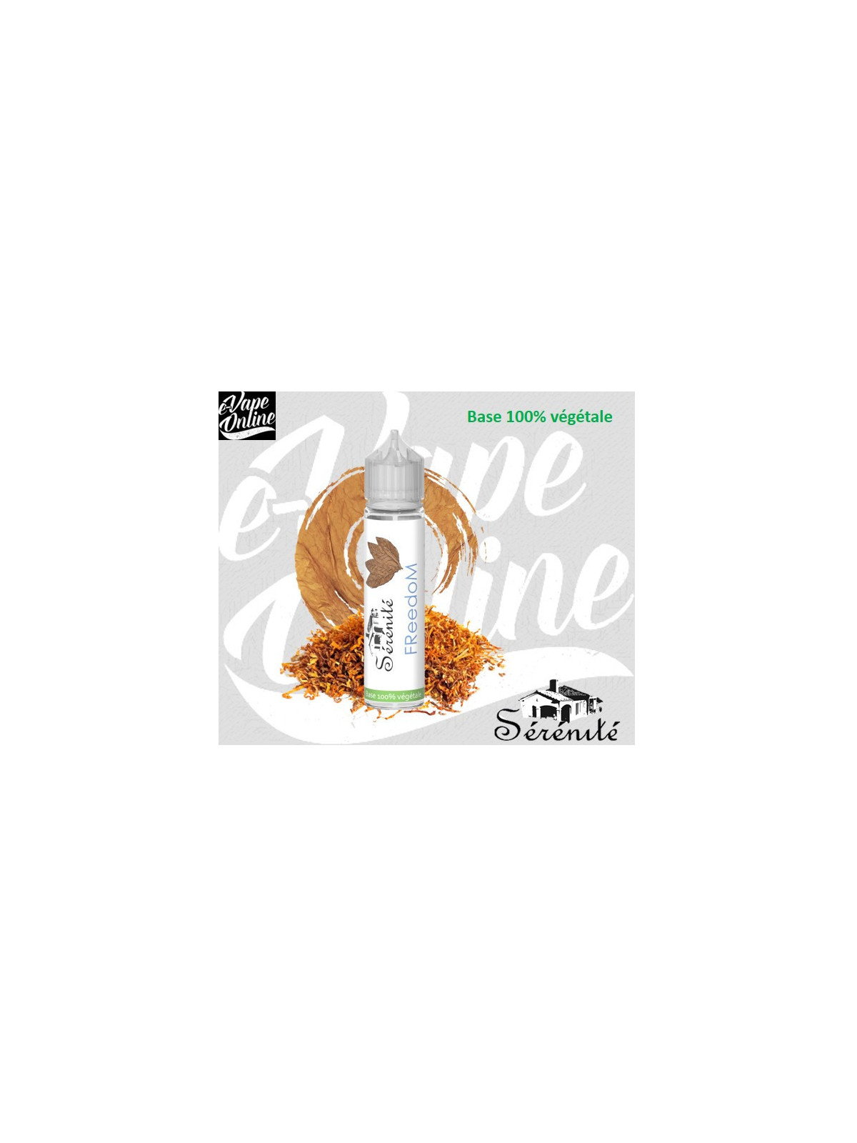 E-Liquide - FReeDoM 50ml - Sérénité - e-vapeonline.com