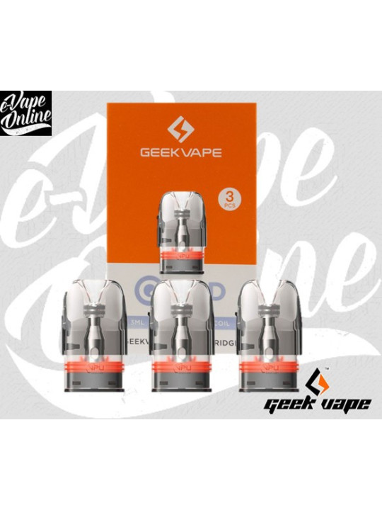 Pack de 3 Cartouches 2ML/3ML - SONDER/WENAX Q - Geekvape - e-vapeonline.com