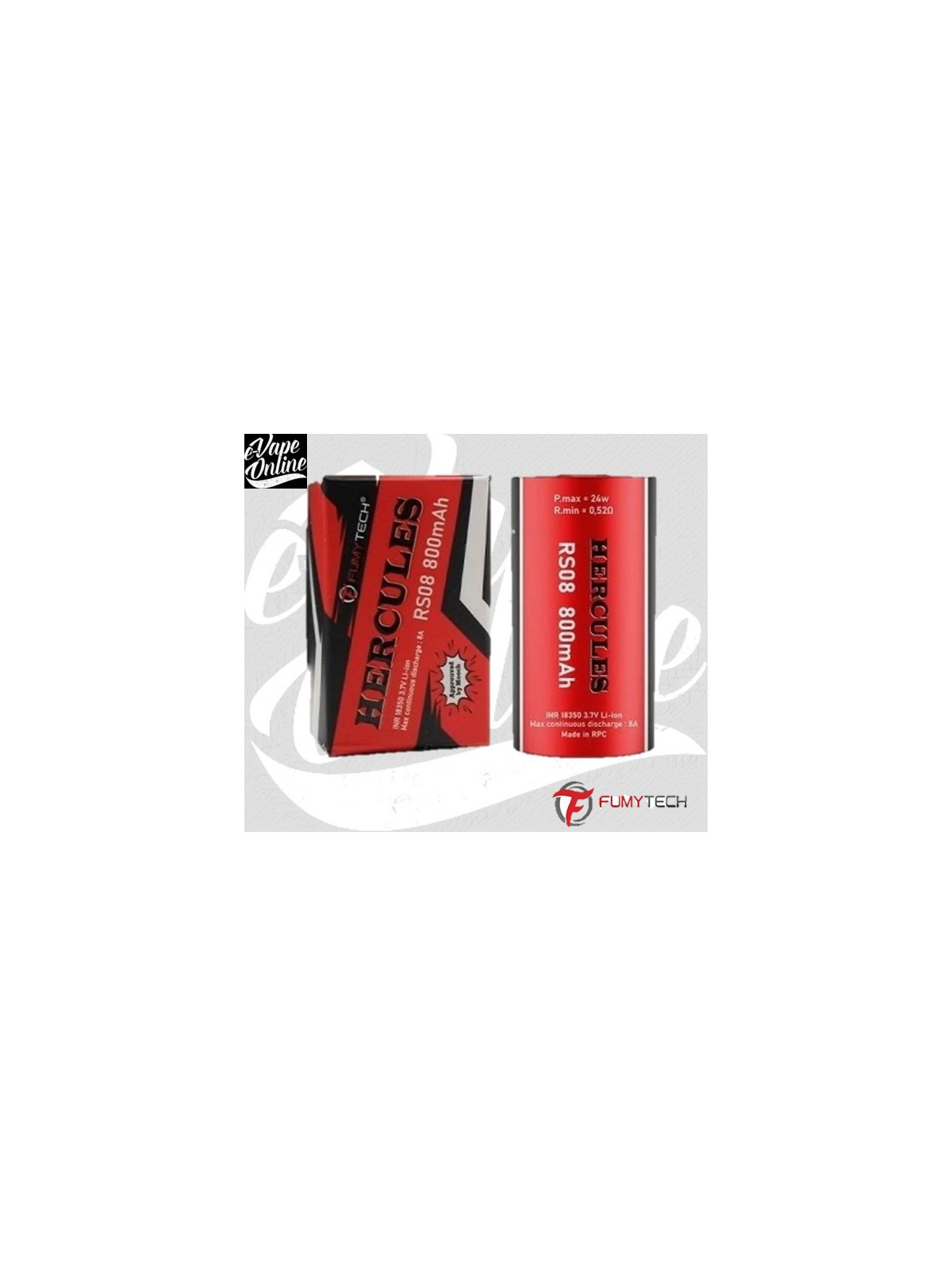 ACCU 18350 - 800 mAh - FUMYTECH