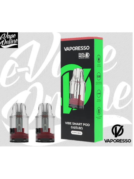 Cartouche - VIBE 0.6/0.8 ohm - VAPORESSO - e-vapeonline.com